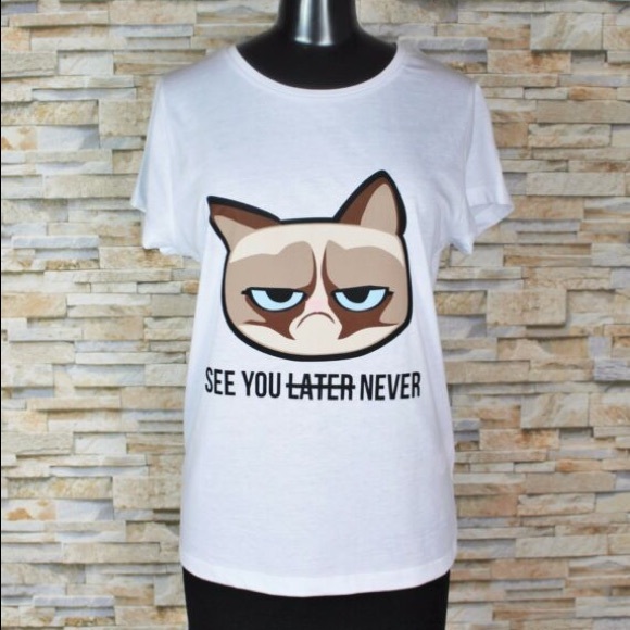 VERY CUTE Grumpy Cat tee - Picture 1 of 2